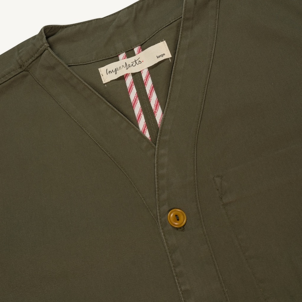 Imperfects Benny Jersey Shirt in Jalapeño Twill. Size XL